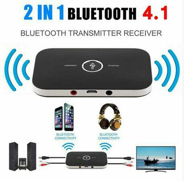 Bluetooth Wireless 2 in 1 Receiver & Transmitter Kit Audio Streaming