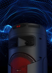 Klipxtreme KLS-601 MagBlaster 2000W 2x 8" Subwoofer Bluetooth Portable Party Speaker With Wireless Mic & Remote Control