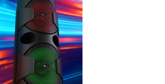 Klipxtreme KLS-890 MagBlaster Pro 3000W 12” Sub Bluetooth Portable Party Speaker With Wireless Microphone & Remote Control