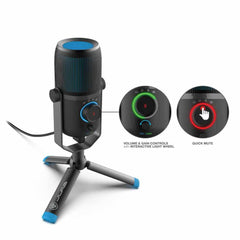 JLab Audio TALK MTALKRBLK4 Professional Plug and Play USB Microphone