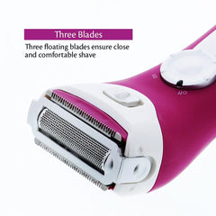 Pure Silk CPF1-6001-PRW Women's Cordless Battery Operated Wet & Dry Foil Shaver