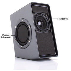 GOgroove SonaVERSE 02 USB-Powered Speakers with Dual Side-Firing Passive Woofers