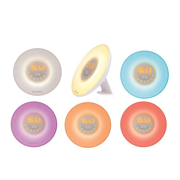 Brookstone BSWK622 Sunrise RiseNShine 'Wake Up' Alarm Clock w/ FM Ra