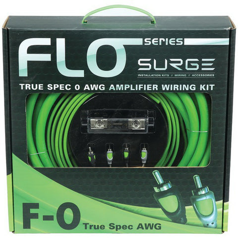 Surge F-0 Flo Series 0 AWG Complete Amp Installation Kit