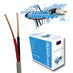 1000' Cable Concepts 14 AWG 2/c Speaker Cable