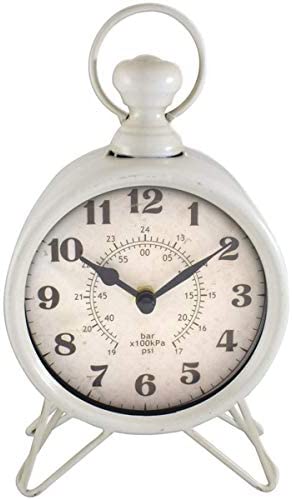 Westclox 91118 Metal Vintage Table Clock