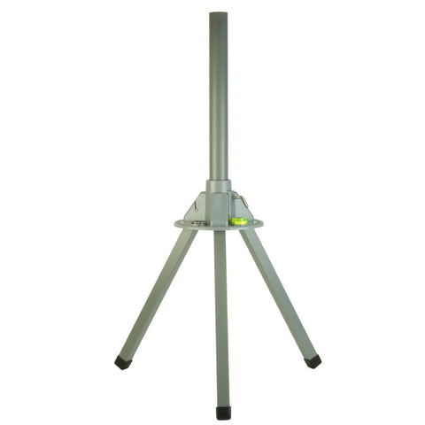 Tripod with Dish Level and Compass Temporary setup