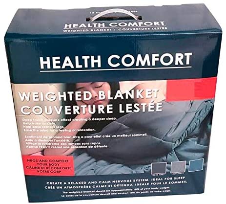 Health Comfort Weighted Blanket 12lbs - Grey