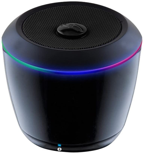 iLive ISB14B Portable Wireless Bluetooth Speaker with LEDs - Black w/Color Change