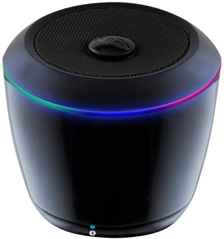 iLive ISB14B Portable Wireless Bluetooth Speaker with LEDs - Black w/Color Change