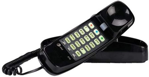 AT&T 210 Trimline Corded Telephone - Black