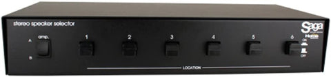 Saga Elite SAG5300HE 6-Zone Dual Source Stereo Speaker Selector