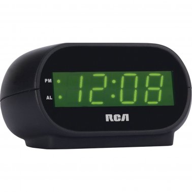 RCA RCD20A Alarm Clock with .7" Green Display
