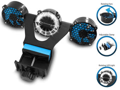 Technical Pro Portable/Adjustable 12-LED BBQ Grill Light and Fan