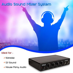 Pyle PDKRMX2 Karaoke Sound and Audio Control Mixer System.