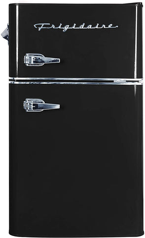 Frigidaire EFR840-BLACK 3.2 CU FT. 2-Door Retro Compact Mini Fridge - Black