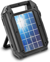 Technical Pro SOLARBOX8 Adventure Series 9-in-1 Solar AM/FM/Short Wave Radio W/ Led Lights Bluetooth & Power Bank