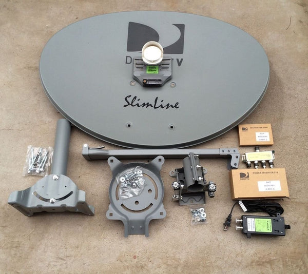 Direct TV SWM Slimline Satellite Dish DTV SL3 Full Kit | RPS Satellite
