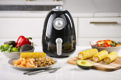 Modernhome CAAB-847 2.1Qt Compact Air Fryer with Recipe Book - Black