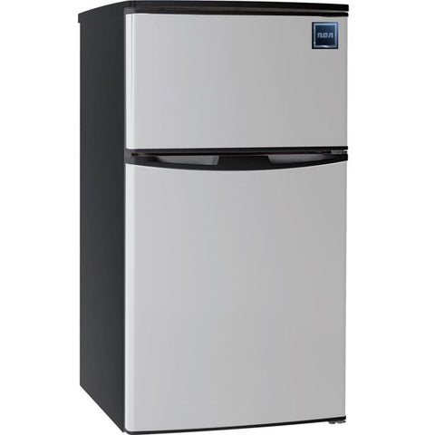 RCA RFR834 3.2 CU FT 2 Door Fridge/Freezer Combination - Stainless Steel