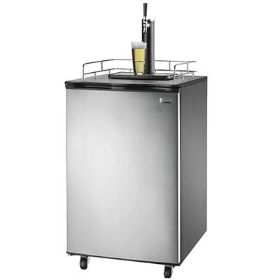 Frigidaire EFRB200 6.1 CU FT. Stainless Steel Kegerator Cooler & Beer Bar With Single Tap.