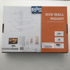 Brateck Double (2) Components DVD wall mount shelves floating shelf
