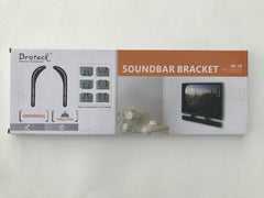 Brateck Soundbar Universal Steel bracket Install sound bars above/below TV set Sound Bar