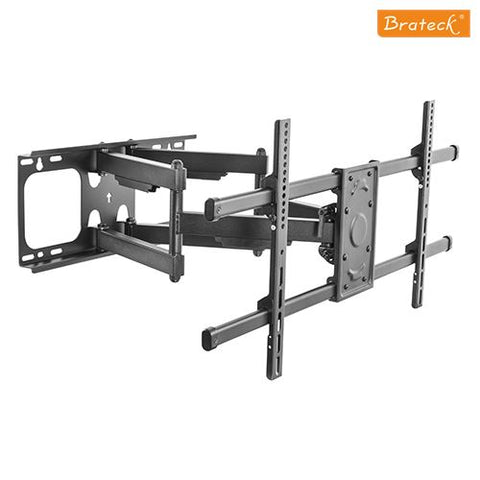 Super Solid Dual Arm Large Full Motion TV Wall Mount 37"-90" LED,LCD Curved &Flat Panel TV's