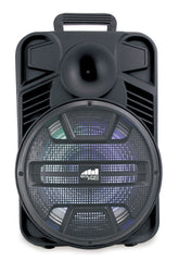 Naxa NDS-1231 Portable 12″ Bluetooth Karaoke Party Speaker w/ Disco Light, Mic & Remote Control