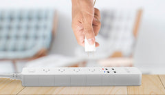Nexxt NHP-E610 Smart Home WiFi Power Strip With 4 Outlets & 4 USB Ports