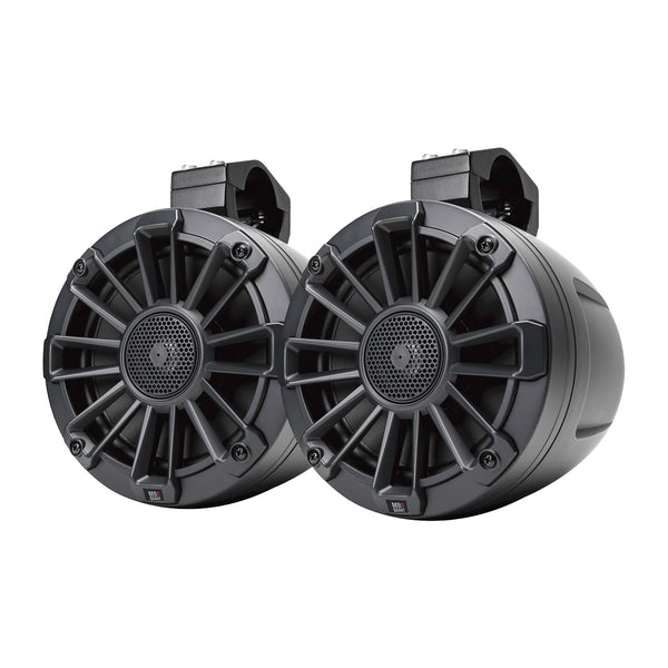 MB Quart NPT1-116 Black 6.5" Coaxial Wake Tower Speaker With Interchangeable Grilles & Mounting Hardware Pair