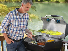 Technical Pro Portable/Adjustable 12-LED BBQ Grill Light and Fan