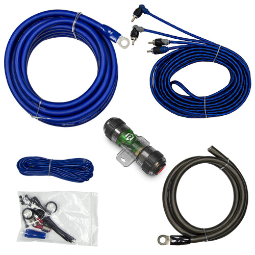 Raptor R4A4 Mid Series 950W 4 AWG Amp Kit with RCA Cable