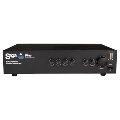 Saga Elite SAG6010 60W PA 100V Commercial Power Amplifier