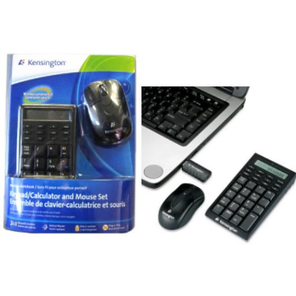 Kensington Wireless Notebook Keypad/Calculator and Mouse Set