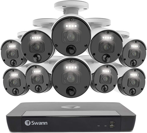 Swann SONVK-1676810 Master-Series 4K HD 10 Camera 16-Channel 2TB NVR Security System