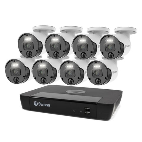 Swann SONVK-876808 4K Ultra HD 8 Channel 2TB Hard Drive 8 Camera NVR Security System