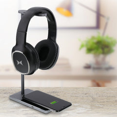 Xtreme XWC8-1025-BLK 10W Headphone Stand With Wireless Charging - Black