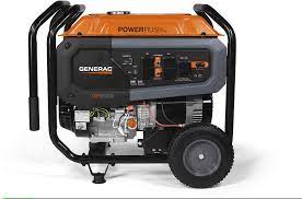 Generac 7682 GP6500E Portable Generator - Orange/Black.