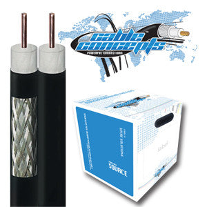 500' Cable Concepts™ Rg-6 Dual Coax Cable 3GHz FT4/CSA
