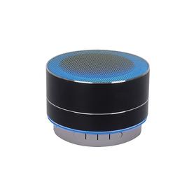 M "Urban" Portable Aluminum Bluetooth Speaker w/ LED Lights & Hands-free calling - Black