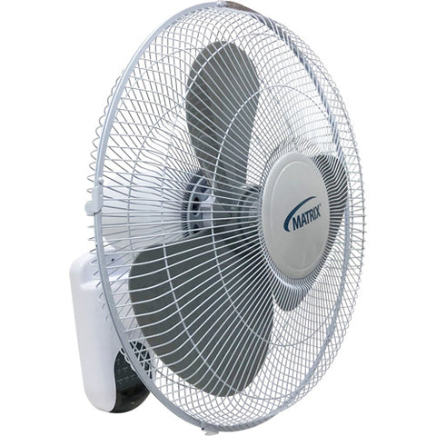 Matrix EA526 16-Inch 3 Speed Wall Mount Oscillating Fan