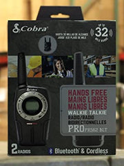 Cobra PR562BLT Pro Series 32-Mile Weather Resistant Bluetooth Two-Way Radio/Walkie-Talkie Radio - (2 Pack)