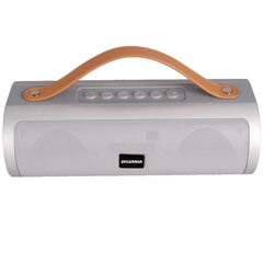 Sylvania Tube Wireless Bluetooth Speaker with Leather Strap USB FM Radio