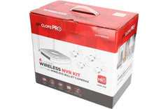 Spyclops SPYP-NVR4W 4-Channel HD Wireless NVR Security System Kit w/ 4 Wireless Bullet Cameras