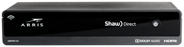 Shaw Direct Arris DSR830 Dual Tuner Advanced HD PVR