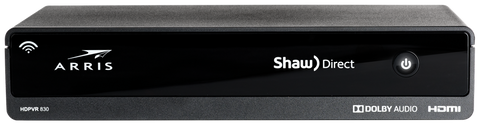 Shaw Direct Arris DSR830 Dual Tuner Advanced HD PVR