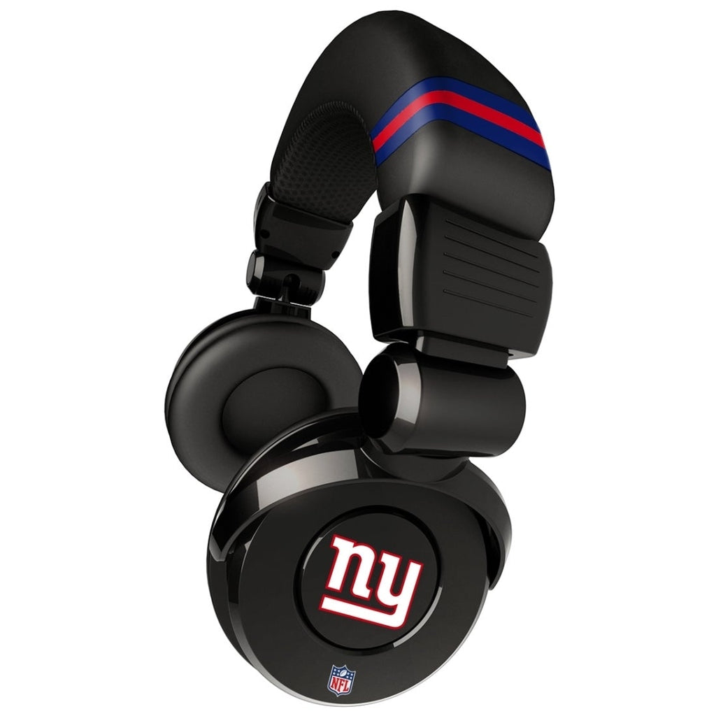 iHip NFH26NYG NFL New York Giants DJ Headphone w/In-Line Mic/Volume