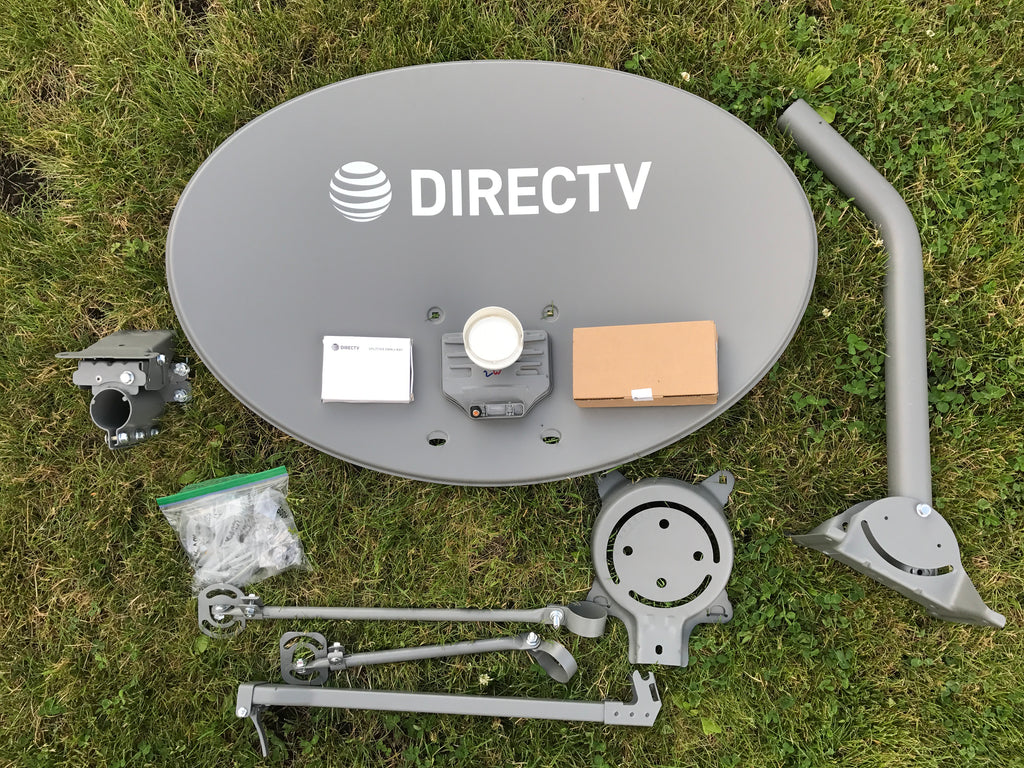 Direct TV SWM Slimline Satellite Dish DTV SL3 Full Kit RPS Satellite