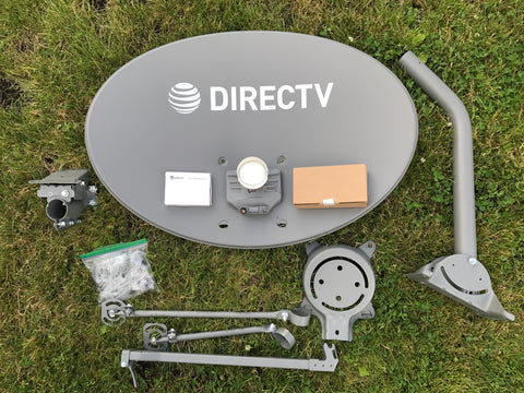 Direct TV SWM Slimline Satellite Dish DTV SL3 Full Kit